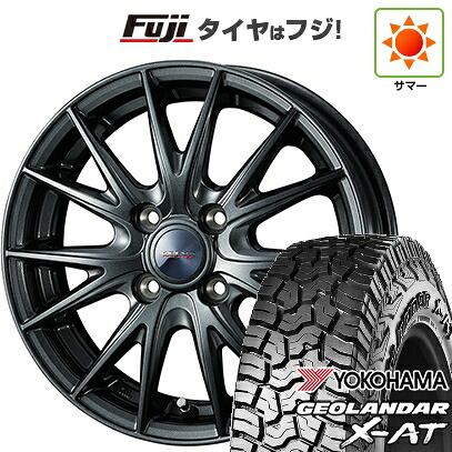 【新品 軽自動車】ハスラー 夏タイヤ ホイール4本セット 165/65R14 ヨコハマ ジオランダー X-AT G016 RBL WEDS ウェッズ ヴェルバ スポルトII 4.5J 14インチ(送料無料)