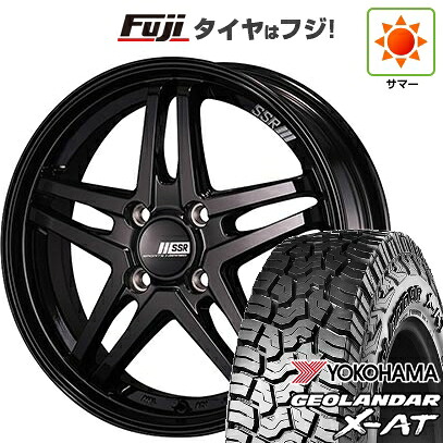 【新品 軽自動車】タフト ソリオ 夏タイヤ ホイール4本セット 165/65R15 ヨコハマ ジオランダー X-AT G016 RBL SSR GT GTV06 4.5J 15インチ(送料無料)|フジコーポレーション