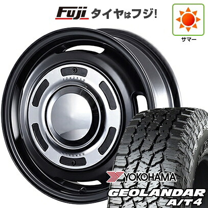 【新品 軽自動車】N-BOX タント スペーシア 夏タイヤ ホイール4本セット 155/65R14 ヨコハマ ジオランダー A/T4 G018 RBL モーターファーム ソノーラ 4.5J 14インチ(送料無料)