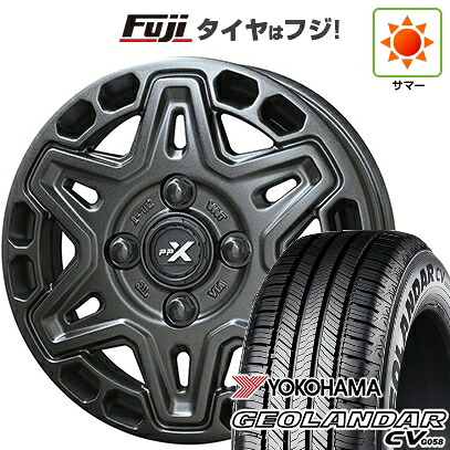 【新品 軽自動車】ハスラー デリカミニ(4WD) 夏タイヤ ホイール4本セット 165/60R15 ヨコハマ ジオランダー CV G058 共豊 PPX MK6 4.5J 15インチ(送料無料)