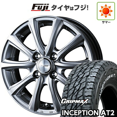 【新品 軽自動車】軽トラ 軽バン 夏タイヤ ホイール4本セット 145R12C 80/78N グリップマックス インセプション A/TII RWL(限定) WEDS ウェッズ ジョーカー スマッシュ 4J 12インチ(送料無料)