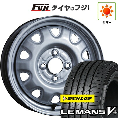 【新品 軽自動車】エブリイワゴン 夏タイヤ ホイール4本セット 165/60R14 ダンロップ ルマン V+(ファイブプラス) トピー スチールホイル M73 4.5J 14インチ(送料無料) 44,100円