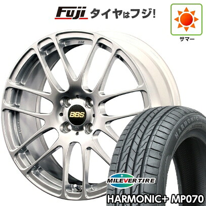 【新品 軽自動車】N-BOX タント スペーシア 夏タイヤ ホイール4本セット 165/55R15 ミレバー ハーモニック プラス MP070(限定) BBS JAPAN RE-L2 4.5J 15インチ(送料無料)|フジコーポレーション