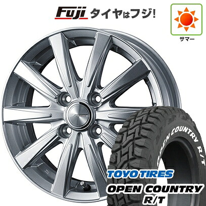 【新品 軽自動車】タフト ソリオ 夏タイヤ ホイール4本セット 165/65R15 トーヨー オープンカントリー R/T RWL/RBL WEDS ウェッズ ジョーカー スピリッツ 4.5J 15インチ(送料無料)