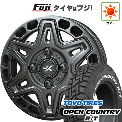 【新品 軽自動車】タフト ソリオ 夏タイヤ ホイール4本セット 165/65R15 トーヨー オープンカントリー R/T RWL/RBL 共豊 PPX MK6 4.5J 15インチ(送料無料)|フジコーポレーション