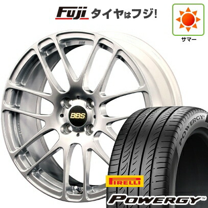 【新品国産車用4穴100】 夏タイヤ ホイール4本セット 205/45R17 ピレリ パワジー BBS JAPAN RE-L2 7J 17インチ(送料無料)