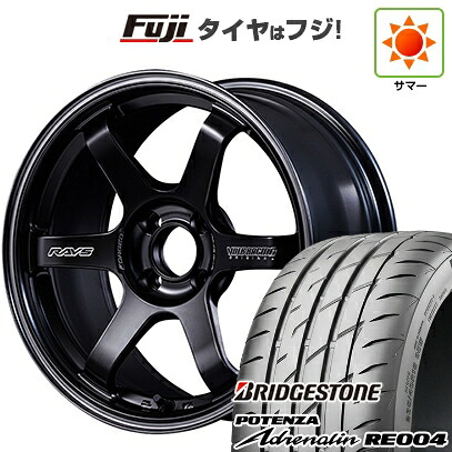 【新品 軽自動車】N-BOX タント スペーシア 夏タイヤ ホイール4本セット 165/55R15 ブリヂストン ポテンザ アドレナリン RE004 RAYS レイズ ボルクレーシング TE37 ソニック Black Shadow LTD. 5.5J 15インチ(送料無料)|フジコーポレーション