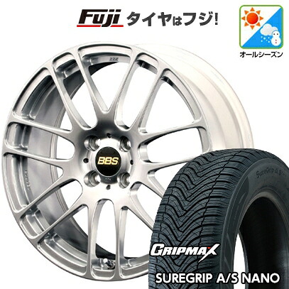 【新品】60系プリウス オールシーズンタイヤ ホイール4本セット 195/60R17 グリップマックス シュアグリップ オールシーズン ナノ(限定) BBS JAPAN RE-L2 7J 17インチ(送料無料)