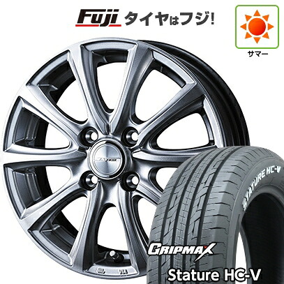 【新品 軽自動車】軽トラ 軽バン 夏タイヤ ホイール4本セット 145/80R12 80/78Q グリップマックス スタチャー HC-V RWL（限定） WEDS ウェッズ ジョーカー スマッシュ 4J 12インチ(送料無料) 38,740円