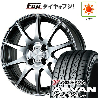 【新品 軽自動車】エブリイワゴン 夏タイヤ ホイール4本セット 165/50R15 ヨコハマ アドバン フレバV701 ブリヂストン エコフォルム CRS23 4.5J 15インチ(送料無料)
