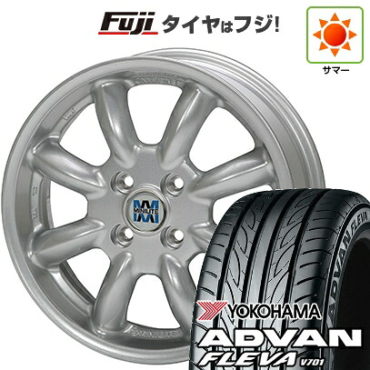 【新品 軽自動車】エブリイワゴン 夏タイヤ ホイール4本セット 165/50R15 ヨコハマ アドバン フレバV701 ミニライト 4.5J 15インチ(送料無料)|フジコーポレーション