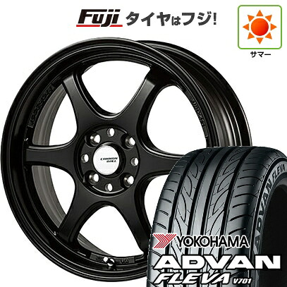 【新品 軽自動車】 夏タイヤ ホイール4本セット 165/50R16 ヨコハマ アドバン フレバV701 ゴジゲン PROレーサー キャノンボール 5.5J 16インチ(送料無料)