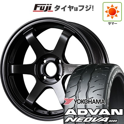 【新品】S660 夏タイヤ ホイール4本セット F:165/55R15 R:195/45R16 ヨコハマ アドバン ネオバAD09 RAYS レイズ ボルクレーシング TE37 ソニック (送料無料) サマータイヤ 135,400円
