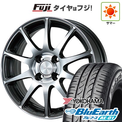 【新品 軽自動車】タフト ソリオ 夏タイヤ ホイール4本セット 165/65R15 ヨコハマ ブルーアース AE-01 ブリヂストン エコフォルム CRS23 4.5J 15インチ(送料無料)