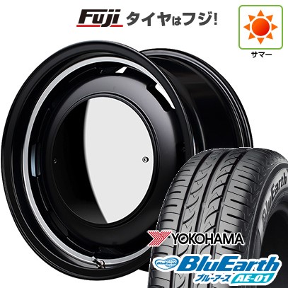 【新品 軽自動車】 夏タイヤ ホイール4本セット 165/55R14 ヨコハマ ブルーアース AE-01 MID WHEELS ガルシア シスコ ムーン 4.5J 14インチ(送料無料)|フジコーポレーション