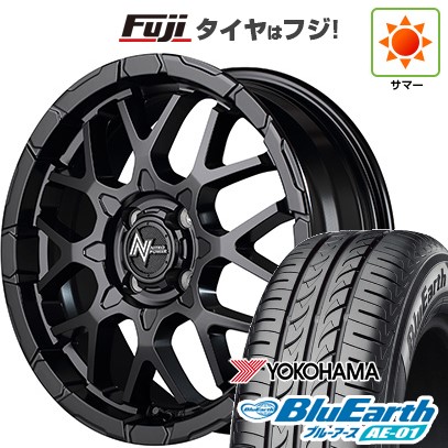 【新品 軽自動車】タフト ソリオ 夏タイヤ ホイール4本セット 165/65R15 ヨコハマ ブルーアース AE-01 MID WHEELS NITRO POWER M28 バレットKC 5J 15インチ(送料無料)