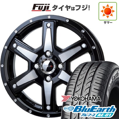 【新品 軽自動車】タフト ソリオ 夏タイヤ ホイール4本セット 165/65R15 ヨコハマ ブルーアース AE-01 トライスター MKW MK-56 4.5J 15インチ(送料無料)|フジコーポレーション