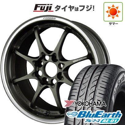 【新品 軽自動車】ハスラー デリカミニ(4WD) 夏タイヤ ホイール4本セット 165/60R15 ヨコハマ ブルーアース AE-01 RAYS レイズ ボルクレーシング CE28 クラブレーサー 5.5J 15インチ(送料無料)｜フジコーポレーション