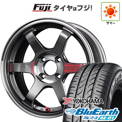 【新品 軽自動車】タフト ソリオ 夏タイヤ ホイール4本セット 165/65R15 ヨコハマ ブルーアース AE-01 RAYS レイズ ボルクレーシング TE37 ソニック SL 5J 15インチ(送料無料)|フジコーポレーション