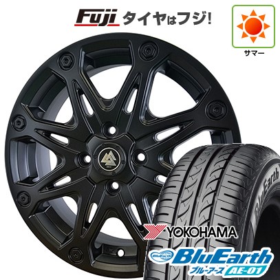 【新品 軽自動車】タフト ソリオ 夏タイヤ ホイール4本セット 165/65R15 ヨコハマ ブルーアース AE-01 オフビート バウンティコレクション MUD-X 5J 15インチ(送料無料)