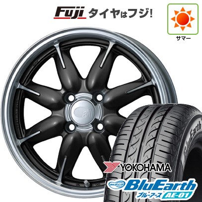 【新品 軽自動車】ハスラー デリカミニ(4WD) 夏タイヤ ホイール4本セット 165/60R15 ヨコハマ ブルーアース AE-01 ENKEI エンケイ all オールワン 5J 15インチ(送料無料)