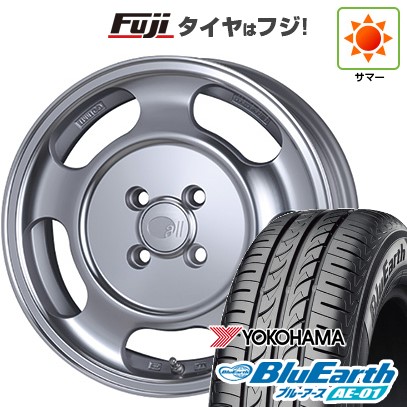 【新品 軽自動車】タフト ソリオ 夏タイヤ ホイール4本セット 165/65R15 ヨコハマ ブルーアース AE-01 ENKEI エンケイ all オールセブンティーン 5J 15インチ(送料無料)|フジコーポレーション