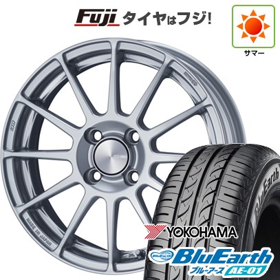 【新品 軽自動車】ハスラー デリカミニ(4WD) 夏タイヤ ホイール4本セット 165/60R15 ヨコハマ ブルーアース AE-01 ENKEI エンケイ PerformanceLine PF03 5J 15インチ(送料無料)