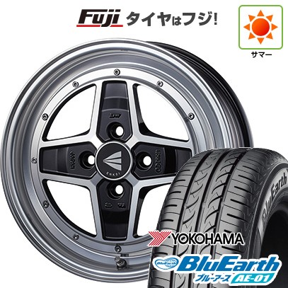 【新品 軽自動車】ハスラー デリカミニ(4WD) 夏タイヤ ホイール4本セット 165/60R15 ヨコハマ ブルーアース AE-01 ENKEI エンケイ Neo Classic アパッチ2 5J 15インチ(送料無料)