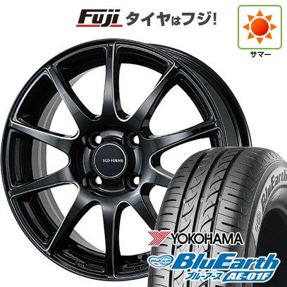 【新品国産車用4穴100】 夏タイヤ ホイール4本セット 175/65R15 ヨコハマ ブルーアース AE-01F ブリヂストン エコフォルム CRS23 5.5J 15インチ(送料無料)