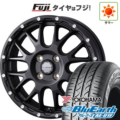 【新品国産車用4穴100】 夏タイヤ ホイール4本セット 175/70R14 ヨコハマ ブルーアース AE-01F WEDS ウェッズアドベンチャー マッドヴァンス 08 5J 14インチ(送料無料)|フジコーポレーション