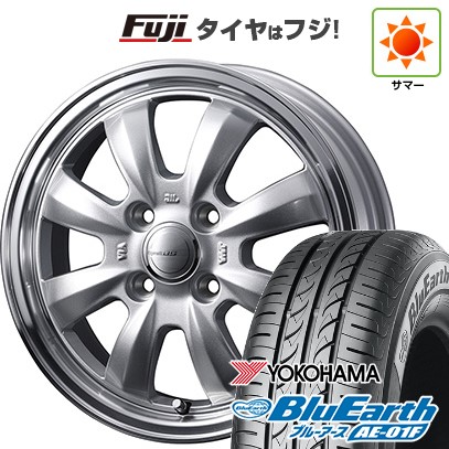 【新品 軽自動車】ソリオ ハスラー 夏タイヤ ホイール4本セット 165/70R14 ヨコハマ ブルーアース AE-01F WEDS ウェッズ グラフト 8S 4.5J 14インチ(送料無料) 44,880円