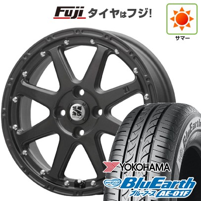 【新品 軽自動車】ソリオ ハスラー 夏タイヤ ホイール4本セット 165/70R14 ヨコハマ ブルーアース AE-01F MLJ エクストリームJ 4.5J 14インチ(送料無料)