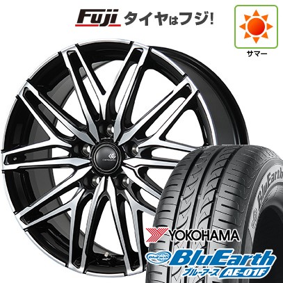 【新品国産車用5穴114.3】 夏タイヤ ホイール4本セット 205/60R16 ヨコハマ ブルーアース AE-01F トピー セレブロ WA45 6.5J 16インチ(送料無料)