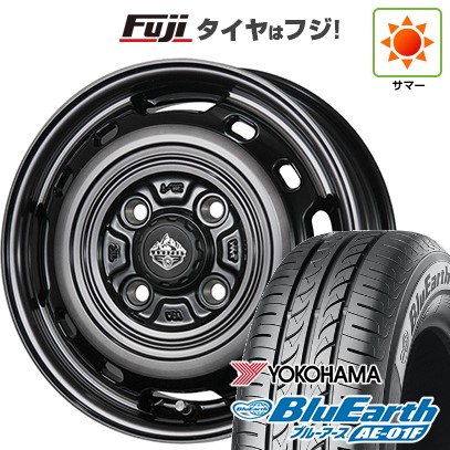 【新品国産車用4穴100】 夏タイヤ ホイール4本セット 175/70R14 ヨコハマ ブルーアース AE-01F トピー ランドフット XFG 数量限定 5J 14インチ(送料無料)