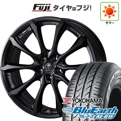 【新品国産車用4穴100】 夏タイヤ ホイール4本セット 195/55R16 ヨコハマ ブルーアース AE-01F WEDS ウェッズ クレンツェ ヴェルサム 030EVO 6J 16インチ(送料無料)｜フジコーポレーション