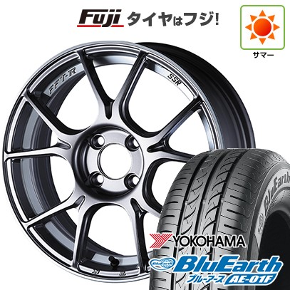 【新品国産車用4穴100】 夏タイヤ ホイール4本セット 185/55R16 ヨコハマ ブルーアース AE-01F SSR GT GTX02 6.5J 16インチ(送料無料)