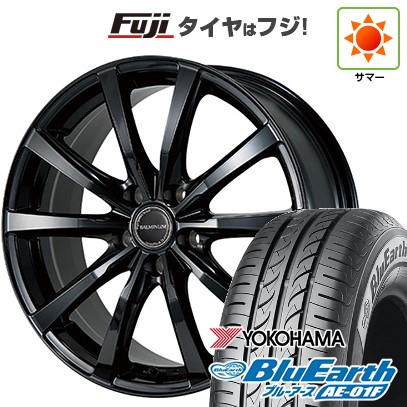 【新品国産車用5穴114.3】 夏タイヤ ホイール4本セット 205/60R16 ヨコハマ ブルーアース AE-01F ブリヂストン バルミナ LS10 6.5J 16インチ(送料無料)