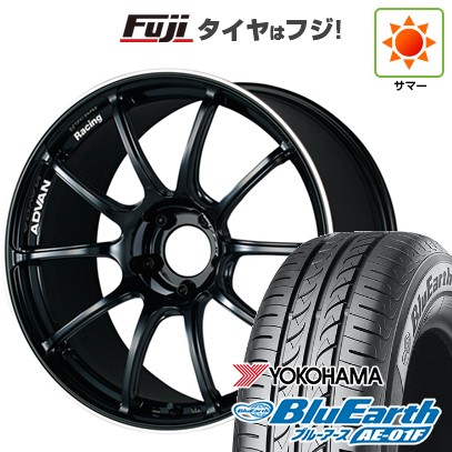 【新品国産車用5穴114.3】 夏タイヤ ホイール4本セット 205/60R16 ヨコハマ ブルーアース AE-01F ヨコハマ アドバンレーシング RZII 7J 16インチ(送料無料)｜フジコーポレーション