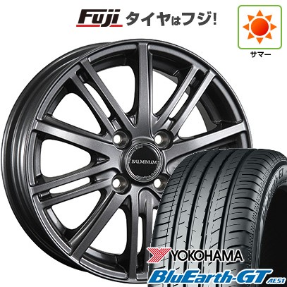 【新品国産車用4穴100】 夏タイヤ ホイール4本セット 195/45R16 ヨコハマ ブルーアース GT AE51 ブリヂストン バルミナ BR10 6J 16インチ(送料無料)