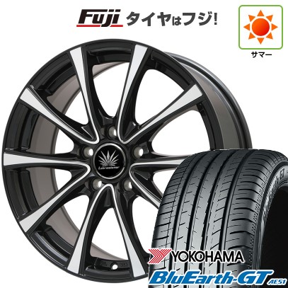 【新品】60系プリウス 夏タイヤ ホイール4本セット 195/60R17 ヨコハマ ブルーアース GT AE51 プレミックス アマルフィV Jr(ブラックポリッシュ) トヨタ専用 6.5J 17インチ(送料無料)