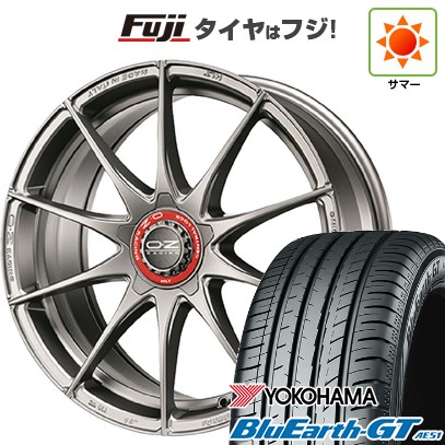 【新品国産車用5穴114.3】 夏タイヤ ホイール4本セット 225/45R18 ヨコハマ ブルーアース GT AE51 OZ フォーミュラHLT 7.5J 18インチ(送料無料)|フジコーポレーション