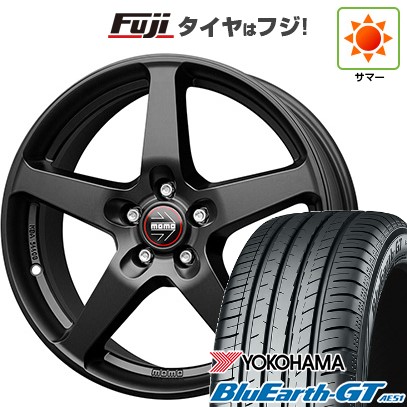 【新品国産車用5穴114.3】 夏タイヤ ホイール4本セット 215/50R17 ヨコハマ ブルーアース GT AE51 モモ ファイブ 17インチ(送料無料)｜フジコーポレーション