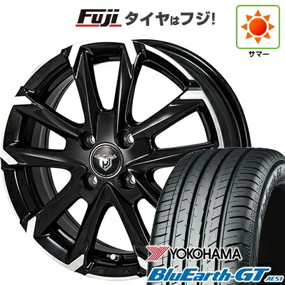 【新品】オーラ 夏タイヤ ホイール4本セット 205/50R17 ヨコハマ ブルーアース GT AE51 モンツァ JPスタイル MJ-V 6J 17インチ(送料無料)
