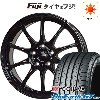 【新品国産車用5穴114.3】 夏タイヤ ホイール4本セット 195/65R15 ヨコハマ ブルーアース GT AE51 ホットスタッフ ジースピード G-07 6J 15インチ(送料無料)|フジコーポレーション