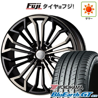 【新品国産車用5穴100】 夏タイヤ ホイール4本セット 225/40R18 ヨコハマ ブルーアース GT AE51 ENKEI エンケイ all オールエイト【限定】 7.5J 18インチ(送料無料)｜フジコーポレーション 99,990円