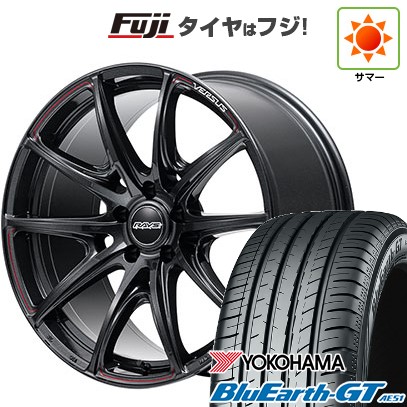【新品国産車用5穴114.3】 夏タイヤ ホイール4本セット 235/40R19 ヨコハマ ブルーアース GT AE51 RAYS レイズ ベルサス VV25R 8.5J 19インチ(送料無料)