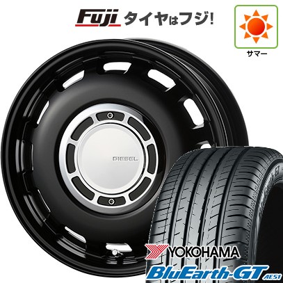 【新品国産車用5穴100】 夏タイヤ ホイール4本セット 195/65R15 ヨコハマ ブルーアース GT AE51 コスミック クロスブラッド ディーゼル 6J 15インチ(送料無料)