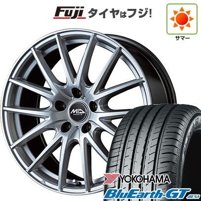【新品】シエンタ 2015-22 夏タイヤ ホイール4本セット 185/60R15 ヨコハマ ブルーアース GT AE51 MID WHEELS SQ27 6J 15インチ(送料無料)