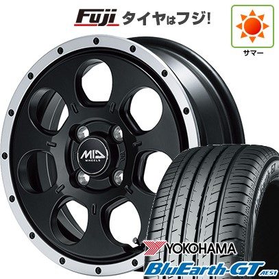 【新品】ヤリスクロス 夏タイヤ ホイール4本セット 205/65R16 ヨコハマ ブルーアース GT AE51 MID WHEELS WO-7 7J 16インチ(送料無料)