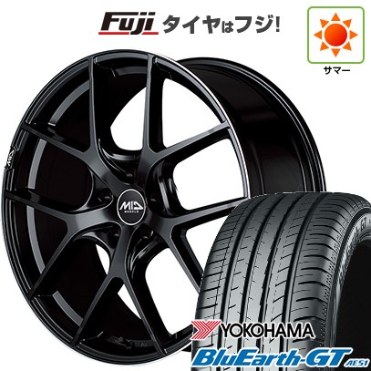 【新品国産車用5穴114.3】 夏タイヤ ホイール4本セット 225/50R18 ヨコハマ ブルーアース GT AE51 MID WHEELS MID EXCLUSIVE 025F 7J 18インチ(送料無料)|フジコーポレーション